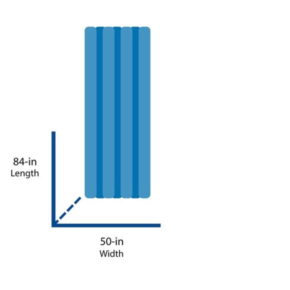 2PK Allen + Roth Harlow Light Filtering 84in Tie Top Panel in Ivory NEW - Picture 6 of 10
